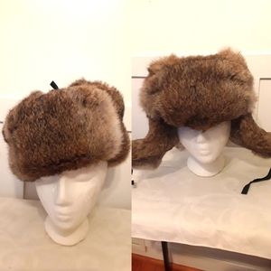 Fur Trapper Hat - Brown